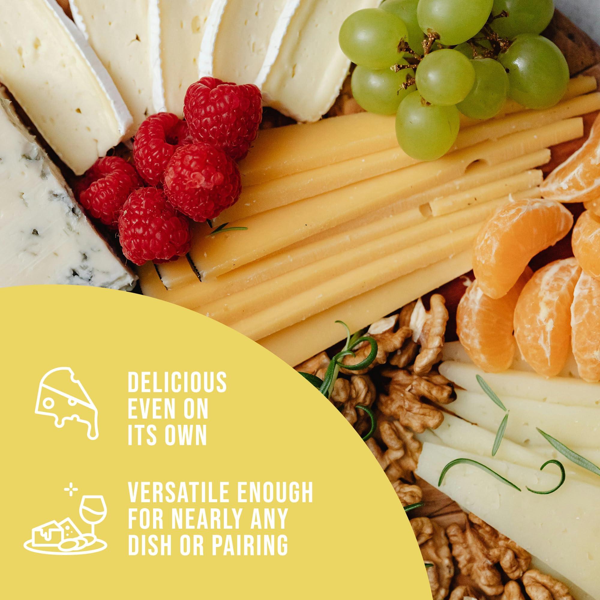 Gardner\'s Wisconsin Cheese Gardner\'s Wisconsin Cheese, Artisan Cheese 4 Packs (Dry Aged Cheddar) (6 Ounces Per Block) - Artisan Cheese Made in Wisconsin, Perfect for Grilling, Barbecues, and Holidays!