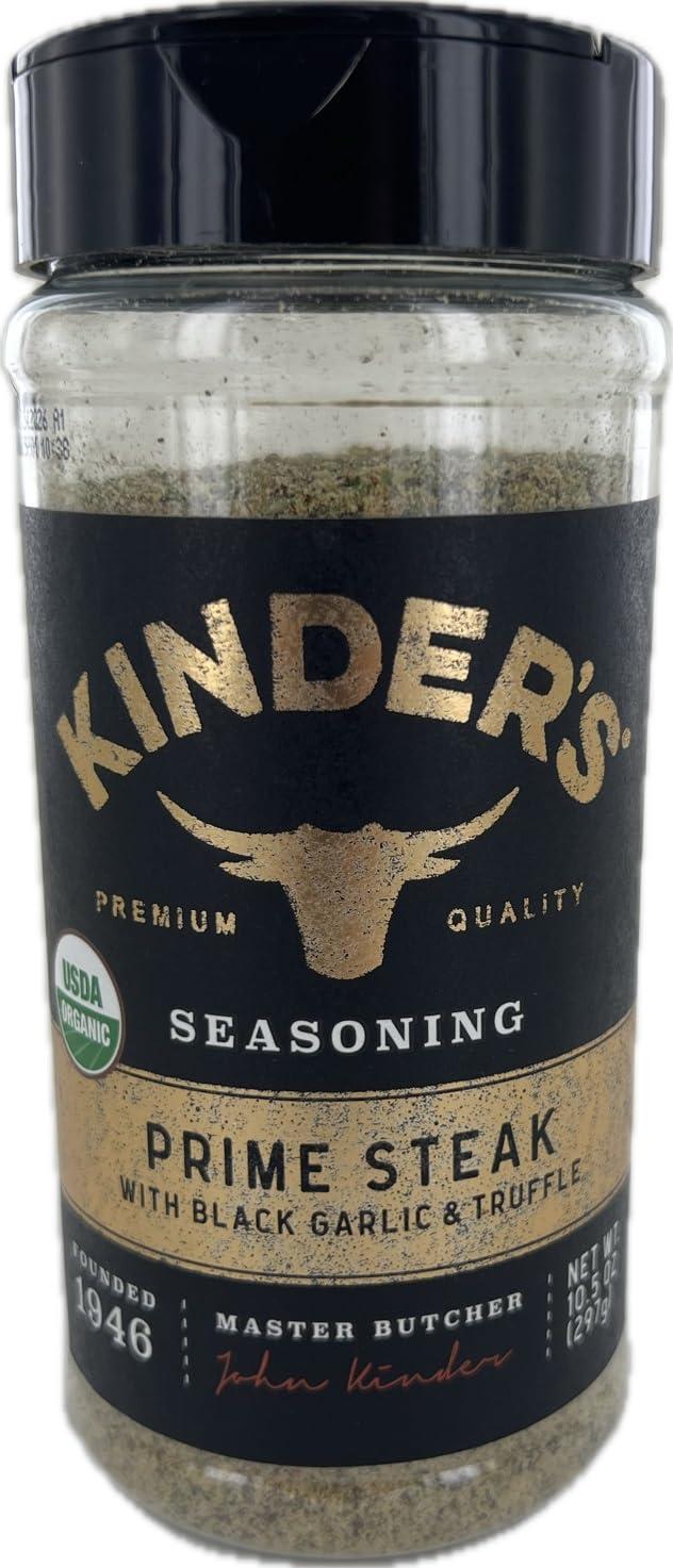 KINDER\'S Kinder\'s Prime Steak with Black Garlic & Truffle Seasoning (10.5 Ounce)