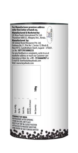 KEYA Keya Malabar Black Pepper Powder 100 grams (3.5 oz) - Vegetarian, India