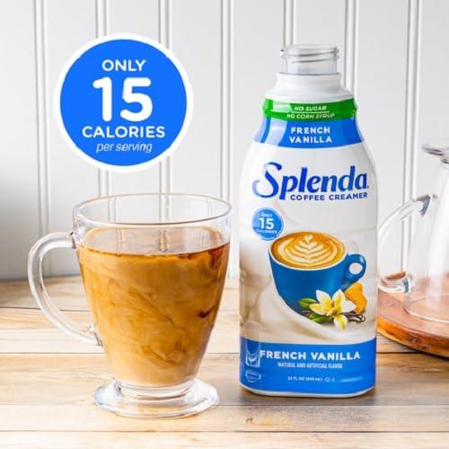 SPLENDA SPLENDA Sugar Free French Vanilla Coffee Creamer, 32 Fl Oz (Pack of 6)