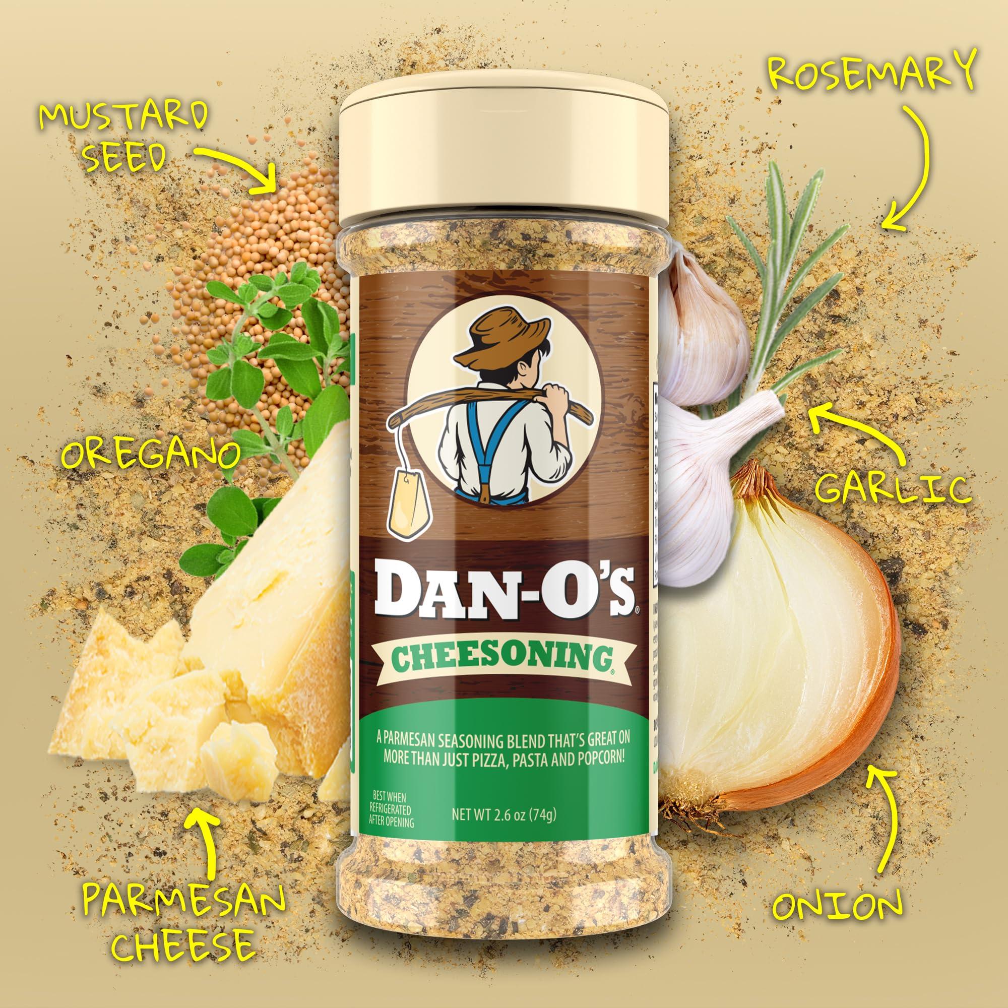 Dan-O\'s Dan-O\'s Seasoning - Small 5 Bottle Combo | Original, Spicy, Chipotle, Crunchy & Cheesoning | 5 Pack