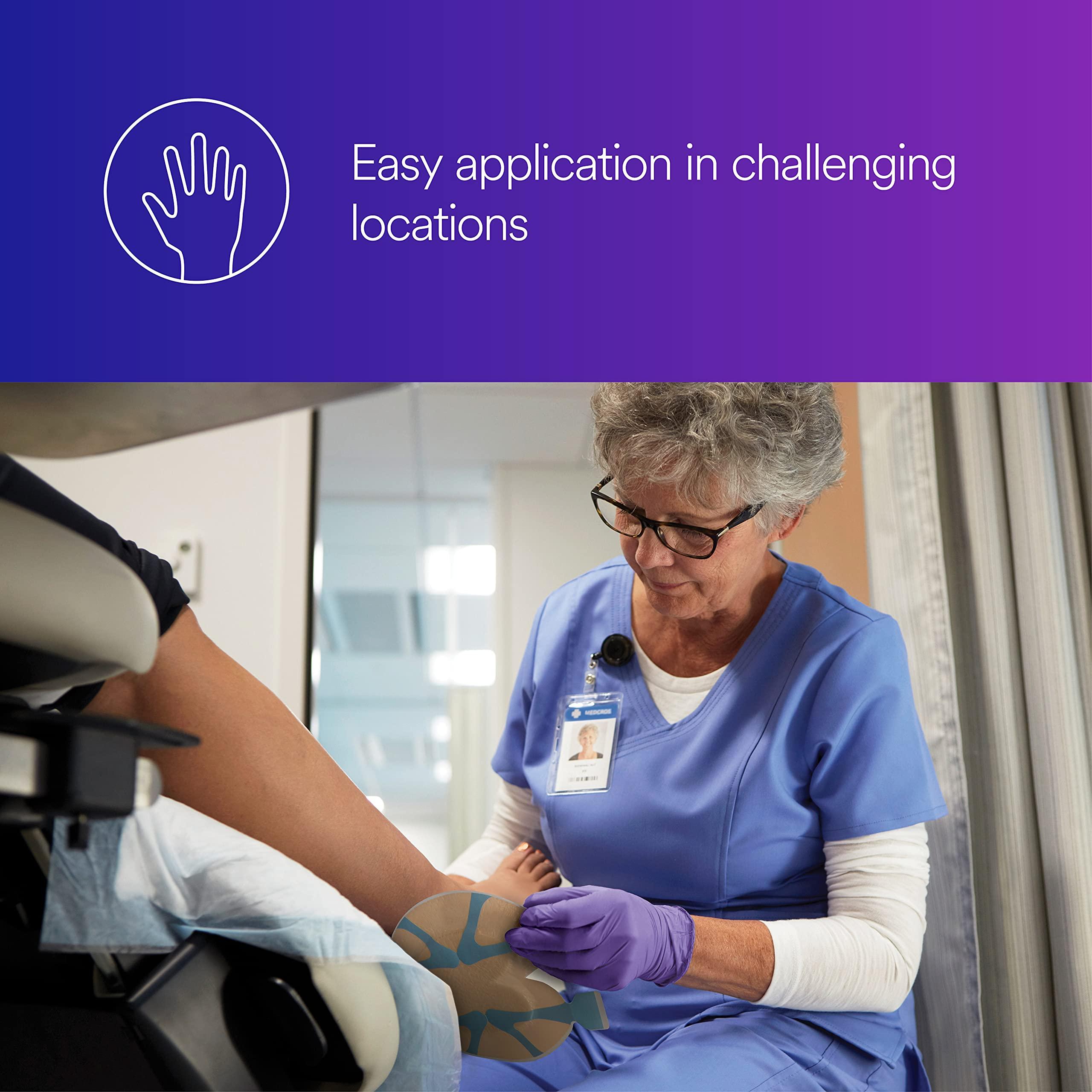 Tegaderm 3M Tegaderm Silicone Foam Border Dressing, 90647, Sacral Small, 10 Bag/Carton, 4 Carton/Case