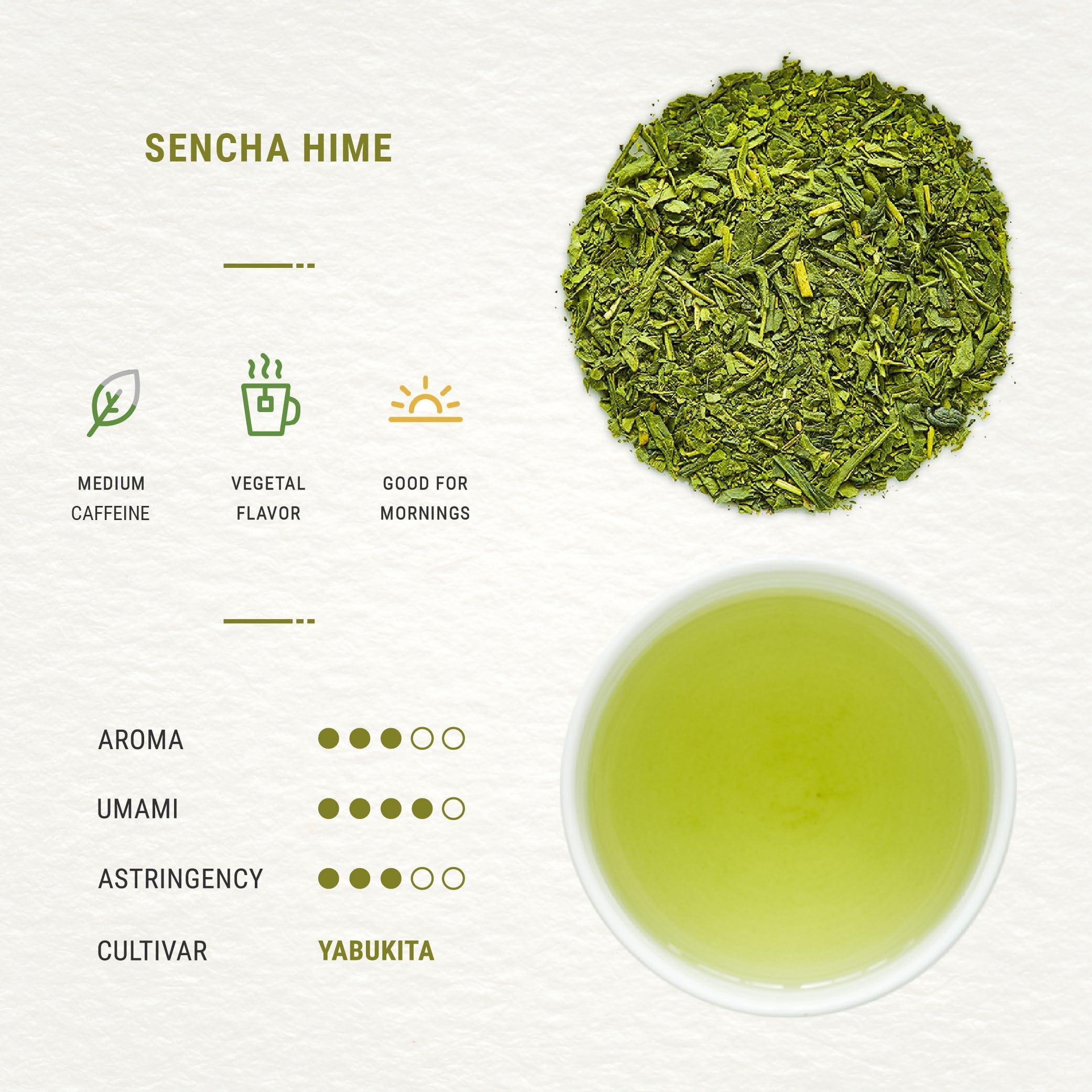 Senbird Senbird Organic Sencha With Matcha - Japanese Green Tea With Matcha - From Kyoto, Japan - Loose Leaf Tea In Airtight Tea Tin (3.5oz/100g)