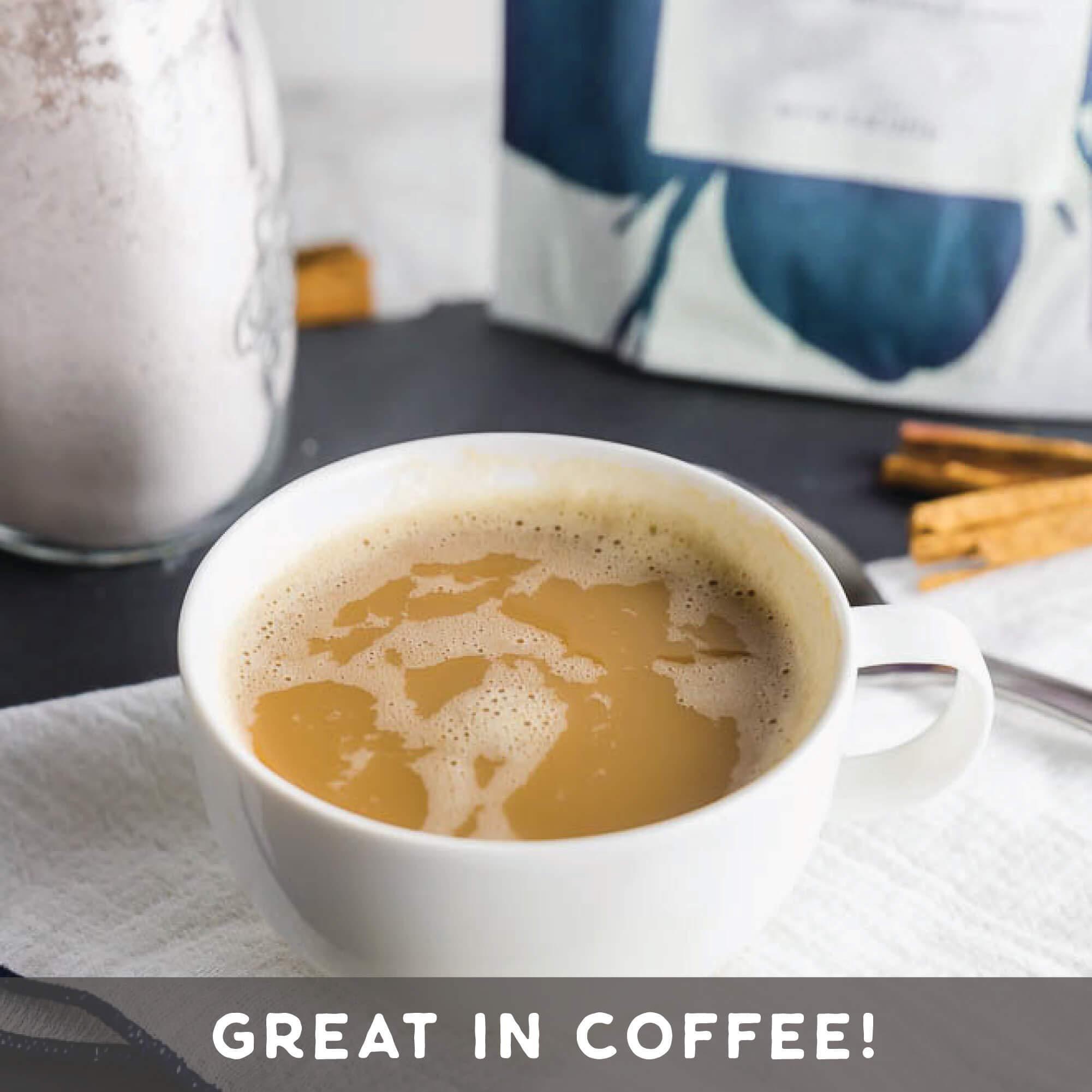 Wilderness Family Naturals Wildly Conventional Coconut Milk Powder 16 Oz, 1 lb Bag - Naturally Sweet Creamer, Extra Creamy | Perfect in Smoothies, Coffee, Baking, & Cooking