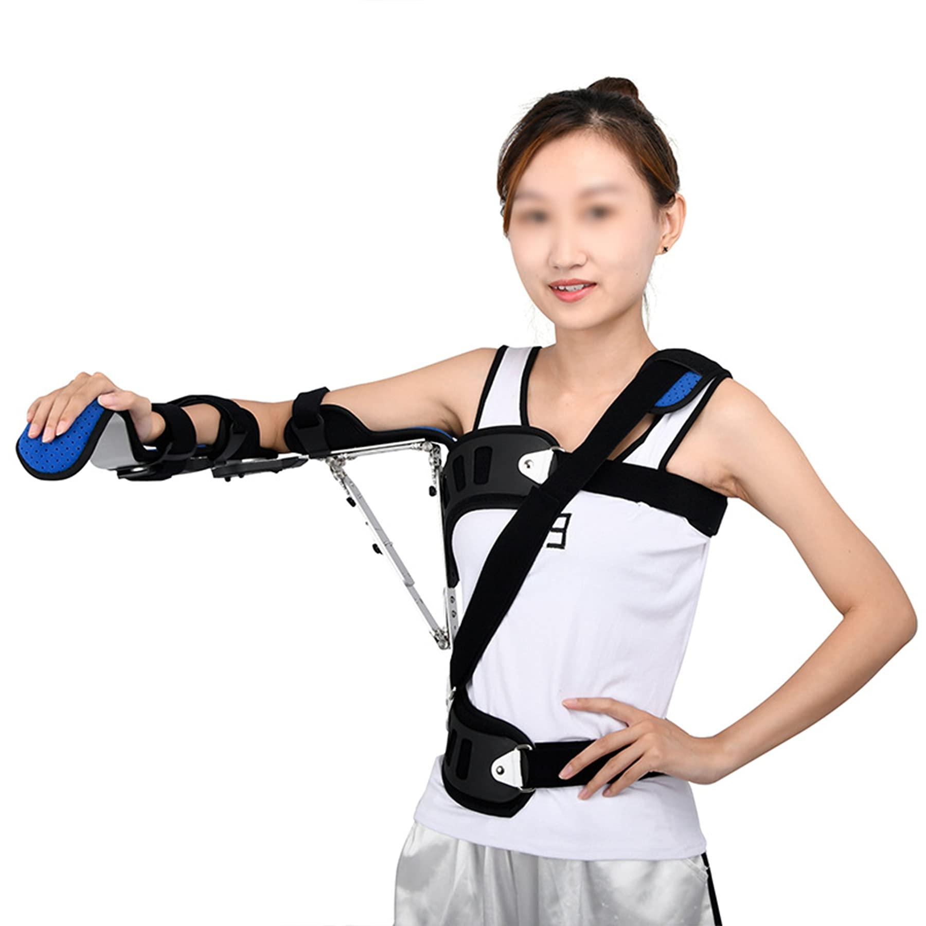 WILLQ WILLQ Shoulder Abduction Sling for Rotator Cuff Surgery Torn Rotator Cuff Sublexion Dislocated Broken arm Immobilizer for Injury Support Soft Comfortable Arm Sling Immobilizer,Right