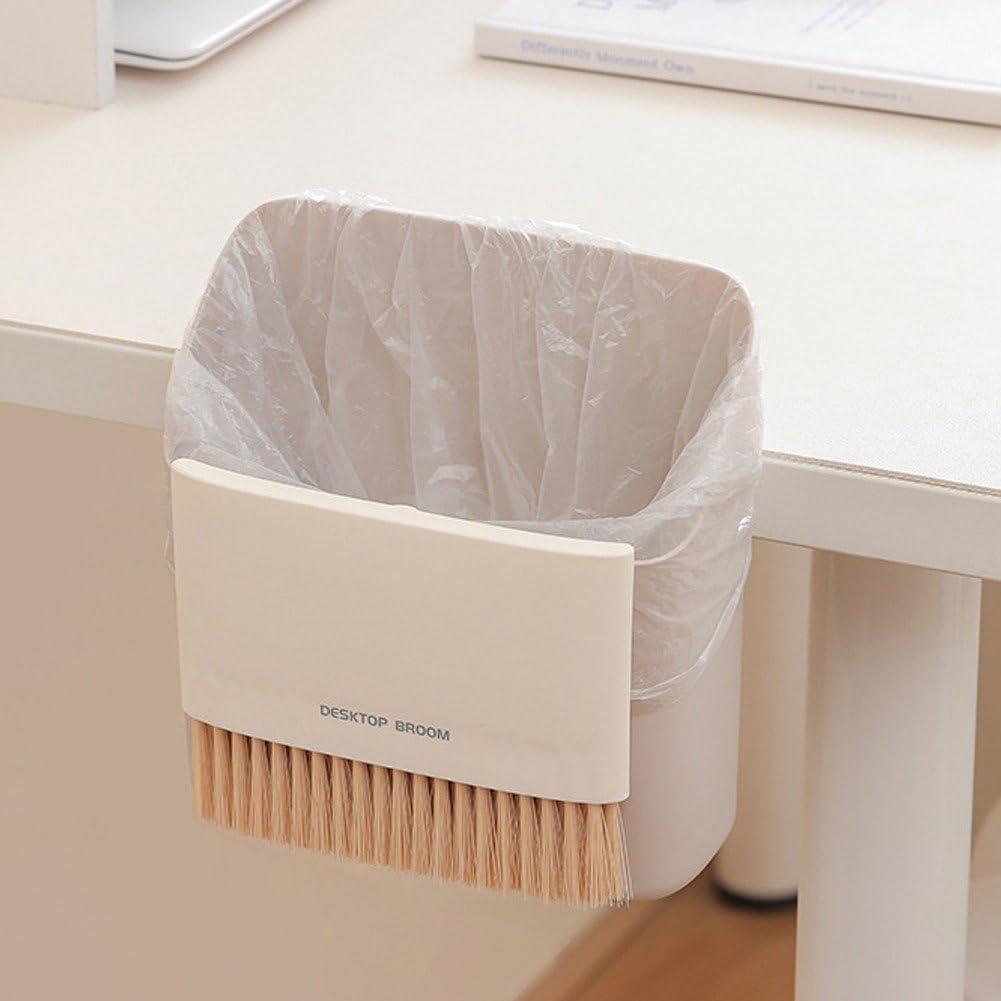 Wiywef Wiywef Small Dustpan and Brush Set, Mini Dust Pan with Broom Set Portable Table Brush Table Crumb Sweeper Broom Mini Trash Can Keyboard Cleaning Brush