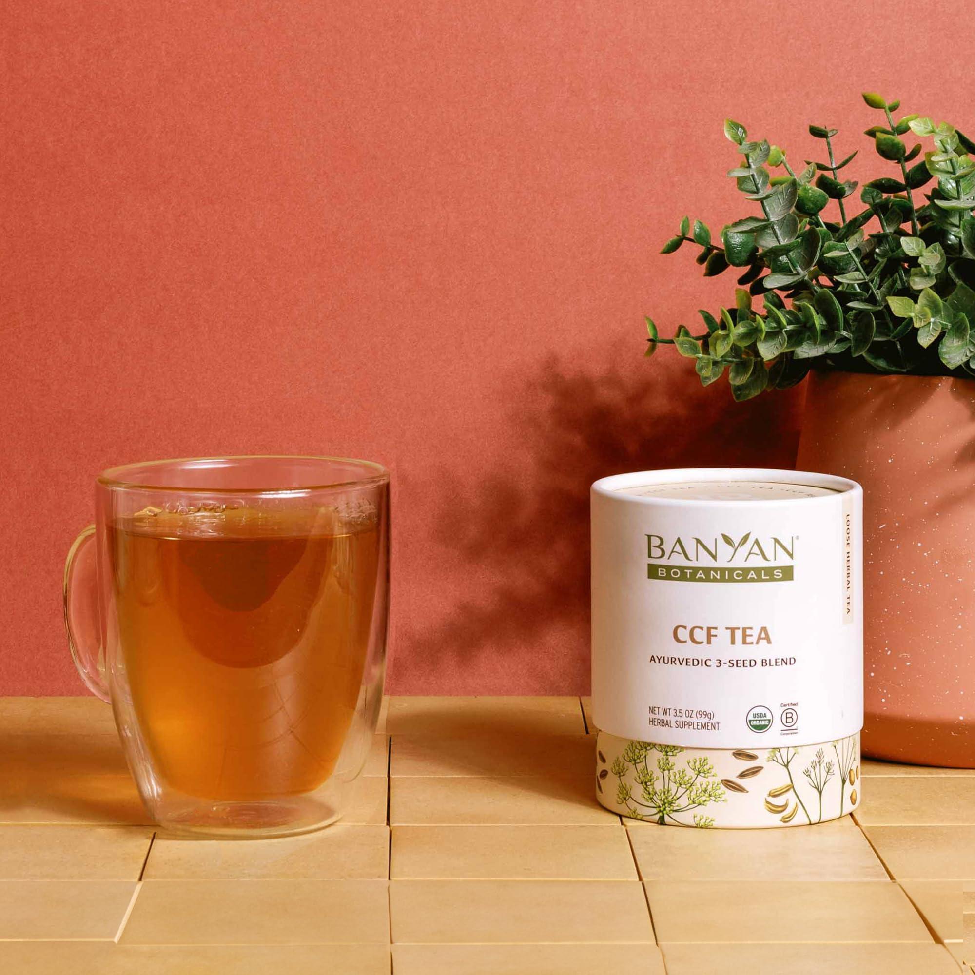 Banyan Botanicals Banyan Botanicals CCF Tea (Cumin, Coriander, Fennel) Organic Digestion Tea Traditional Ayurvedic Detox Tea For Supporting Digestion & Gentle Cleansing 3.5 oz Non-GMO Sustainably Sourced Vegan