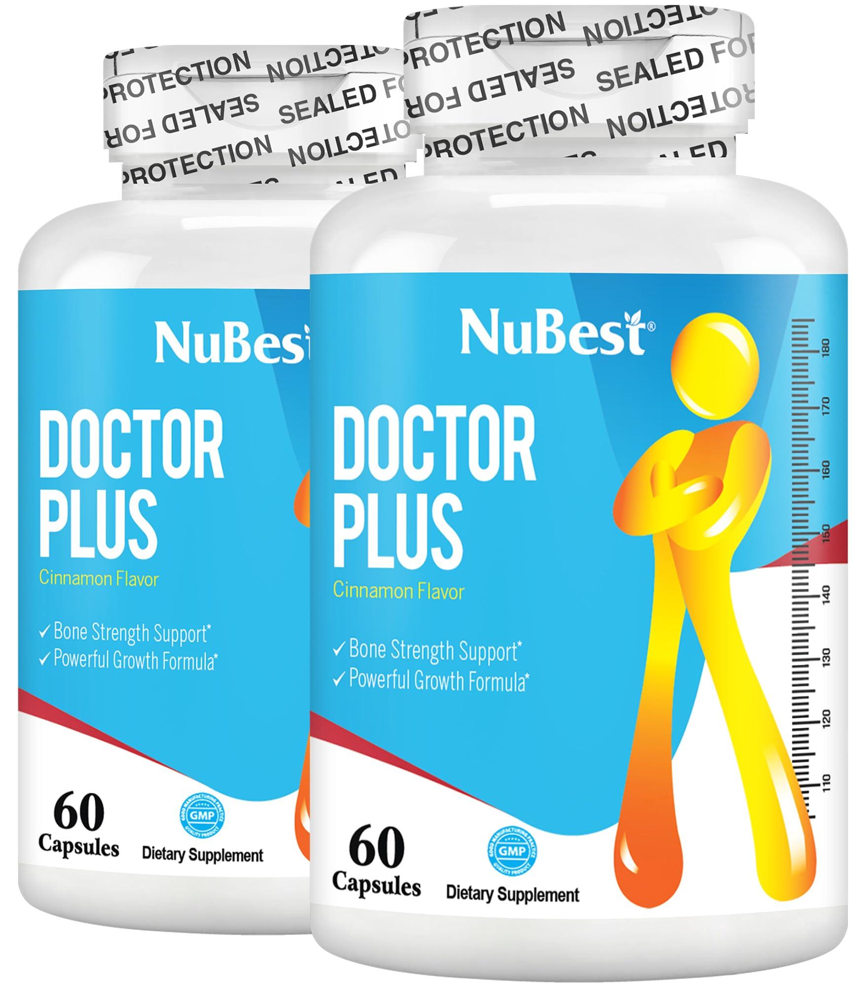 NuBest NuBest Doctor Plus - Calcium Supplement with Vitamin D3, Vitamin K2 (MK7), Magnesium Capsules for Bone Strength, Healthy Bones, Immunity, Calcium Max Absorption for Children (10+) and Teens - 2 Pack