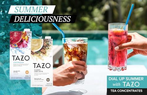 TAZO Tazo Concentrate For a Refreshing Cup of Tea Iced Passion Served Iced, Caffeine Free 32 oz