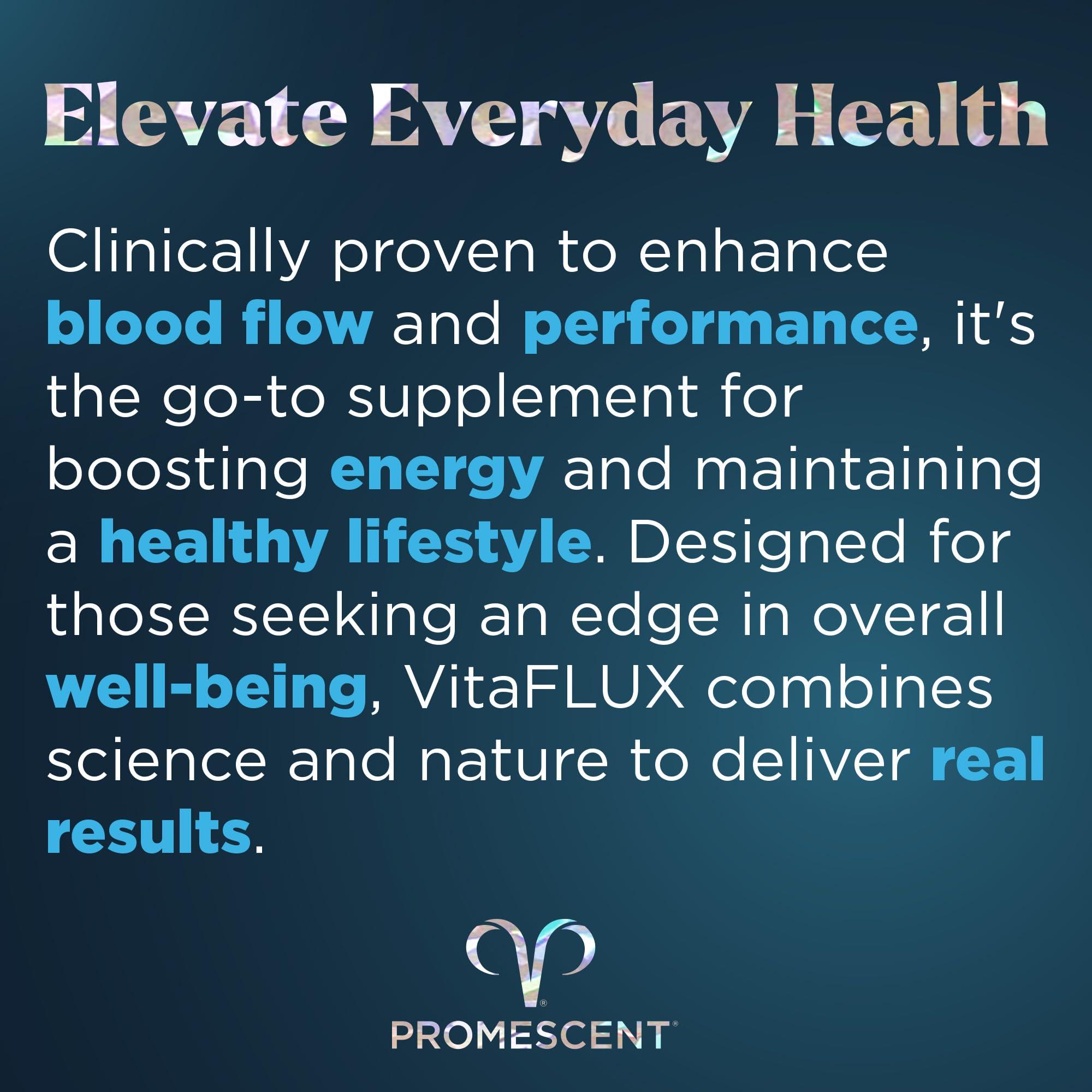 Promescent VitaFLUX Triple Power Nitric Oxide Supplement for Male Performance + VitaFLUX Women\'s Nitric Oxide Booster Supplement, Increase Circulation, Boost Energy & Heart Health, Performance, Stamina, Energy