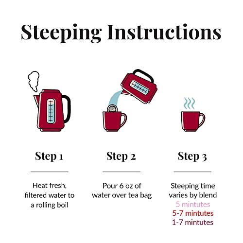 The Republic of Tea The Republic of Tea - Get Lost Stackable Teas, 42 Tea Bag, Tin | Caffeinated