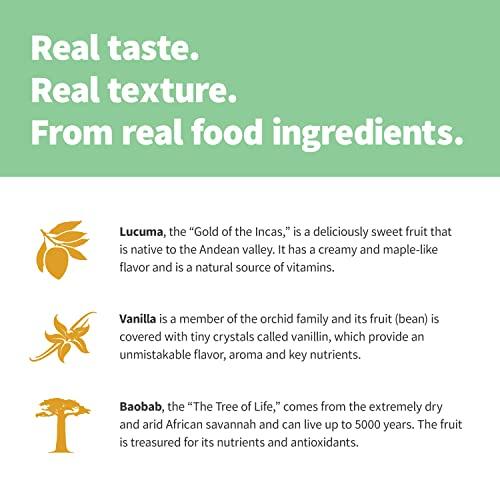 Sprout Living Sprout Living Epic Protein, Plant Based Protein & Superfoods Powder, Vanilla Lucuma Powder | 20 Grams Organic Protein Powder, Vegan, Non Dairy, Non-GMO, Gluten Free, Low Sugar (1 Pound, 12 Servings)