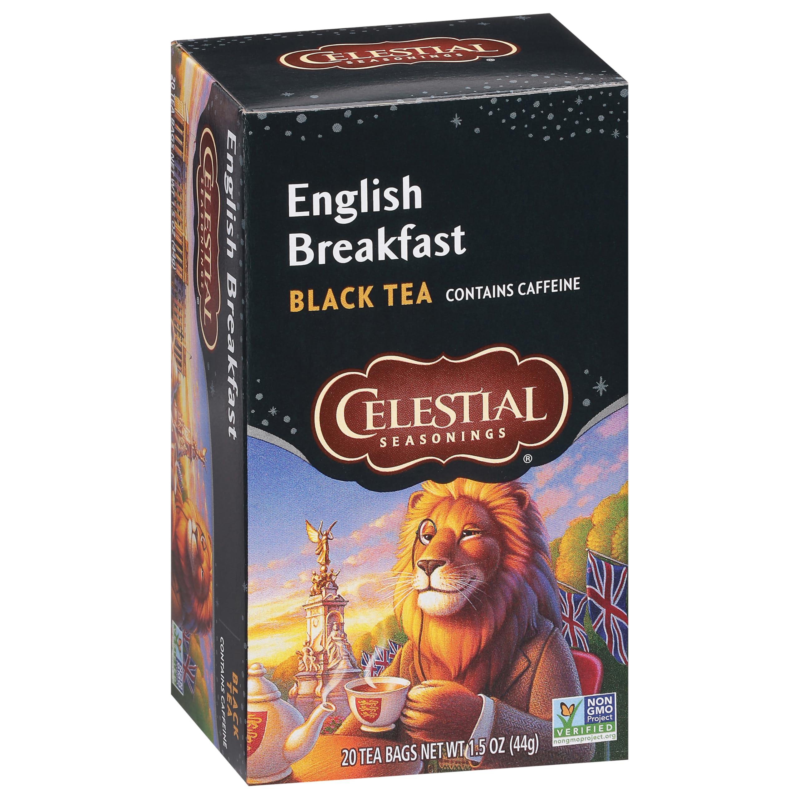 Celestial Seasonings Celestial Seasonings Black Tea, English Breakfast, 20 Count (Pack of 6) (Packaging May Vary)