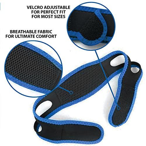 SnoreShield(TM) SnoreShield Anti Snore Chin Strap - The #1 Ranked Snoring Sleep Solution - Natural And Comfortable Instant Snore Stopper - Easy To Use And Adjustable