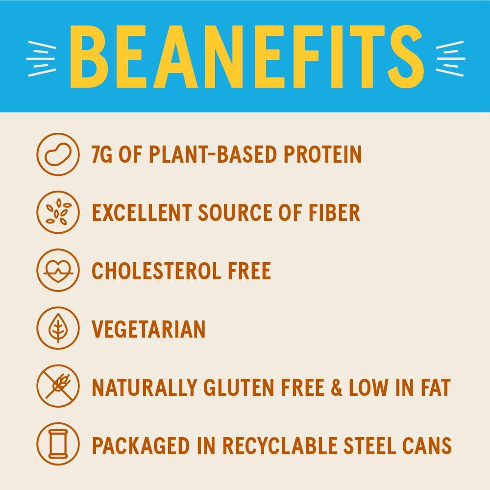 Bush\'s Best BUSH\'S BEST 15.8 oz Zero Sugar Baked Beans, Source Of Plant Based Protein and Fiber, Low Fat, Gluten Free, (Pack of 12)