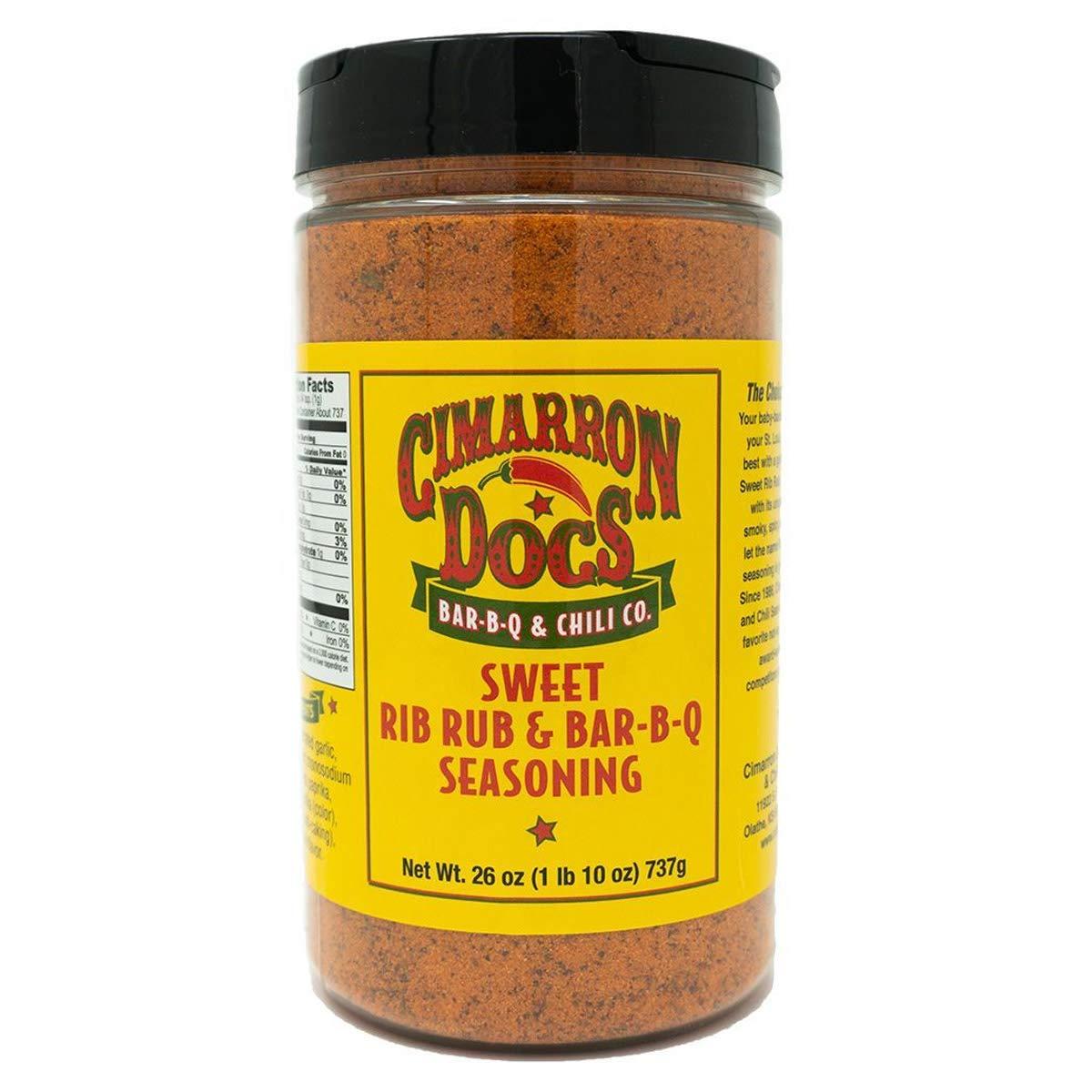 Cimarron Docs Cimarron Docs Sweet Rib Rub & Bar-b-q Seasoning Large 1 lb 10 oz (26 oz)