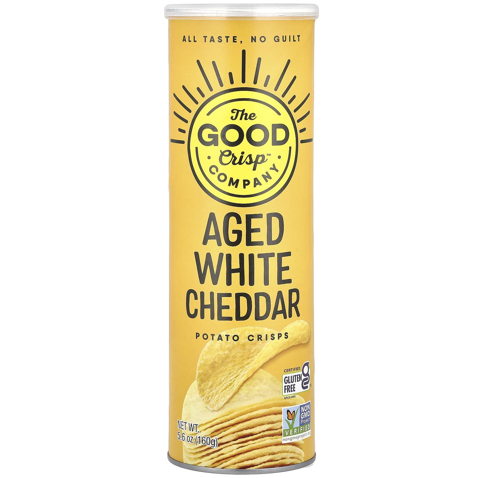 The Good Crisp Company THE GOOD CRISP COMPANY Aged White Cheddar Potato Crisps, 5.6 OZ