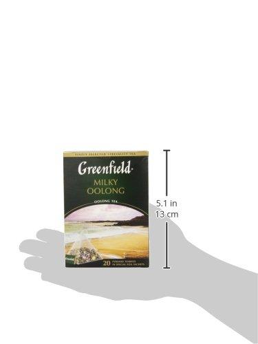 Greenfield Greenfield Milky Oolong Pyramid Collection 20 Pyramids In Special Foil Sachets Oolong Tea Finely Selected Speciality Tea