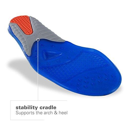 Spenco Spenco Gel Comfort Shoe Insole with Cushioning and Support, Women's 7-8.5/Men's 6-7.5