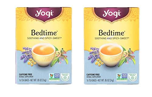 YOGIORGANIC TEA YOGI Organic 2 PACK (32 TEA BAGS )Tea Green Detox Herbal Blends Over 40 Different Flavors to choose from (BEDTIME)