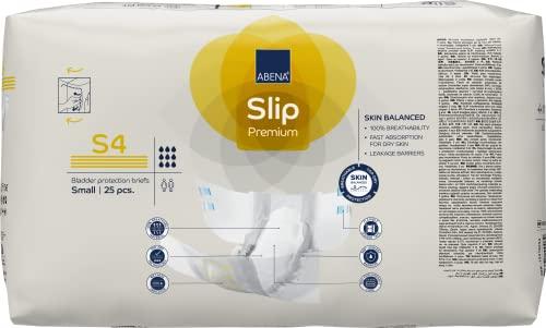 Abena Abena Slip Premium Incontinence Briefs, Level 4, (Small to Extra Large Sizes), Small, 50 Count