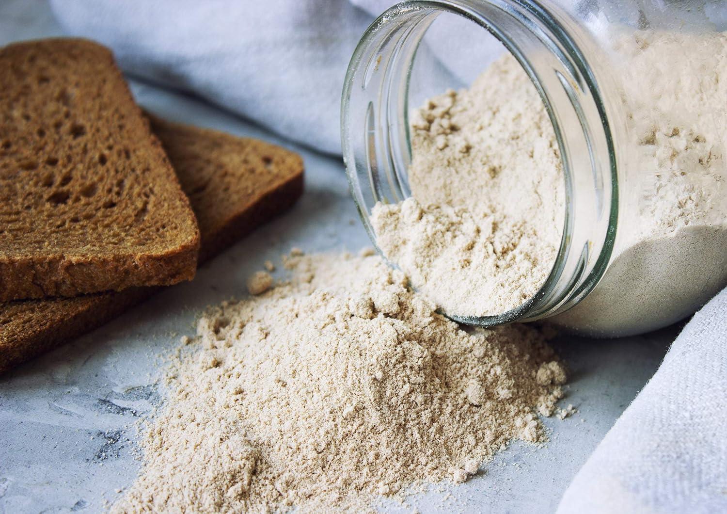 Food to Live Food to Live Organic Barley Flour, 25 Pounds Non-GMO, Stone Ground from Whole Hulled Barley, Fine, Kosher, Vegan, Bulk. Rich in Fiber. Perfect for Flour Blends. Great for Baking. Product of the USA.