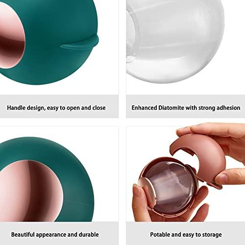 Tecogue Washable Reusable Gel Lint Roller for Pet Hair, Tecogue Portable Dog Cat Pet Hair Remover for Clothes, Laundries, Sticky Cleaner, Dust Fuzz Fur for Travel Household (Pink)