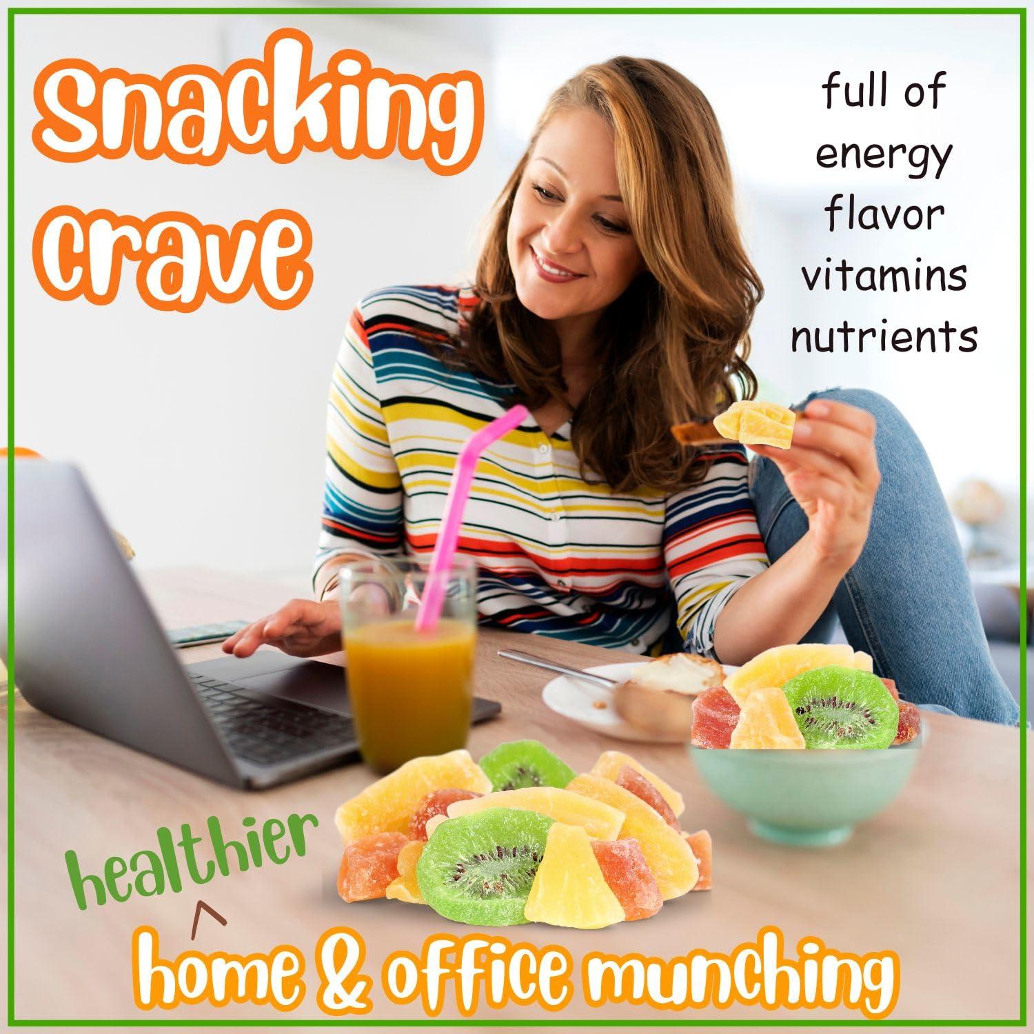 It\'s Delish Tropical Mixed Dried Fruit Chunks by It\'s Delish, 10 lbs Bulk | All Natural Refreshing Snack | Mix Of Pineapple, Papaya, Mango, and Kiwi Slices Low Sugar, No Sulphur, No Color added, Vegan, Kosher