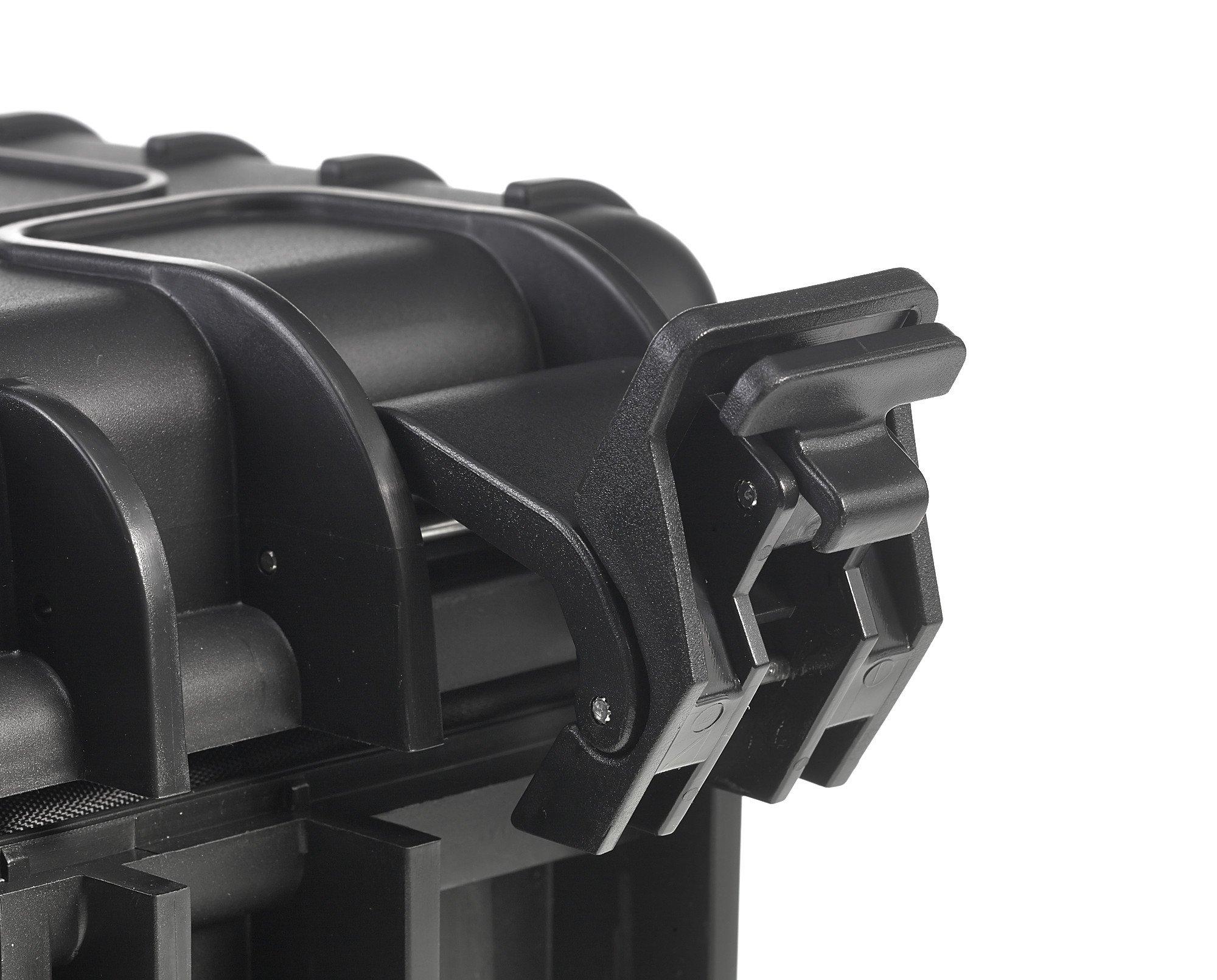 B&W International GmbH B&W Outdoor Case Hard Case Type 6600 Empty (Hard Case IP67, No Contents, Waterproof, Inner Dimensions 50 x 28.5 x 18.5 cm, Black)