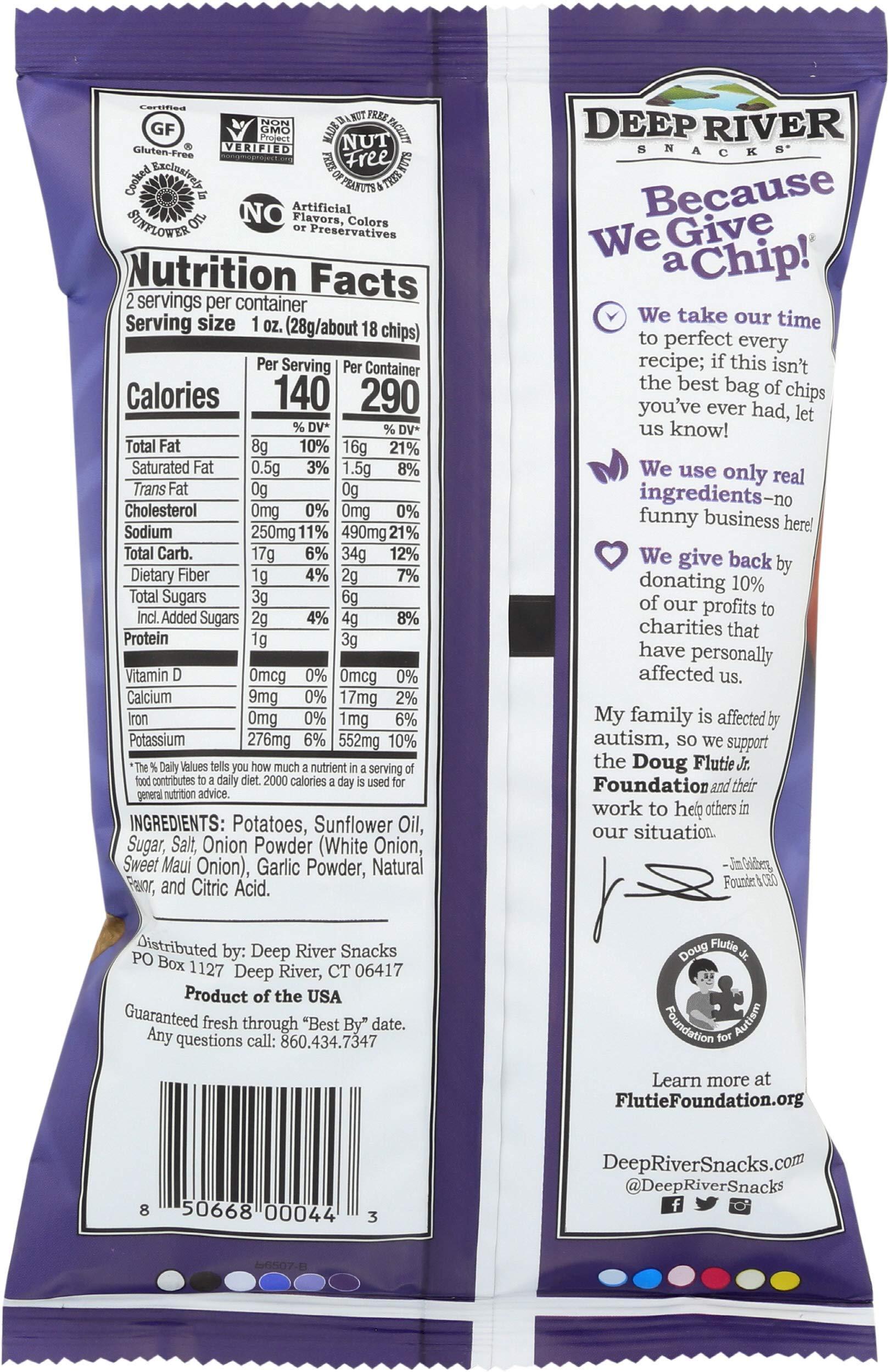 Deep River Snacks DEEP RIVER SNACKS Sweet Maui Onion Potato Chips, 2 OZ