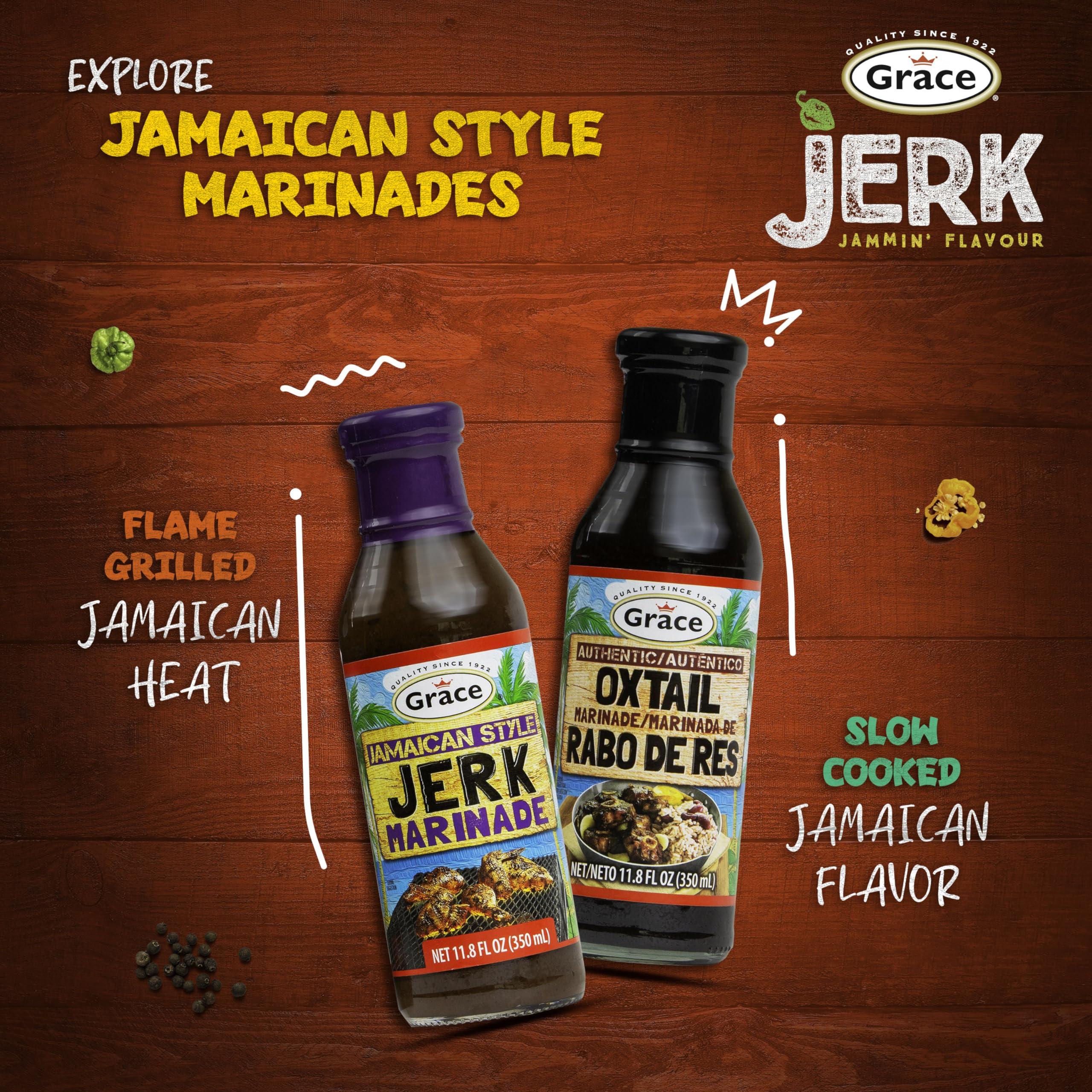 Grace Grace Oxtail Marinade 11.8oz - 2 Pack - Jamaican Oxtail Seasoning & Marinade for Meats - Prepare Beef Oxtails Meat with our Caribbean Seasoning - Rabo de Res