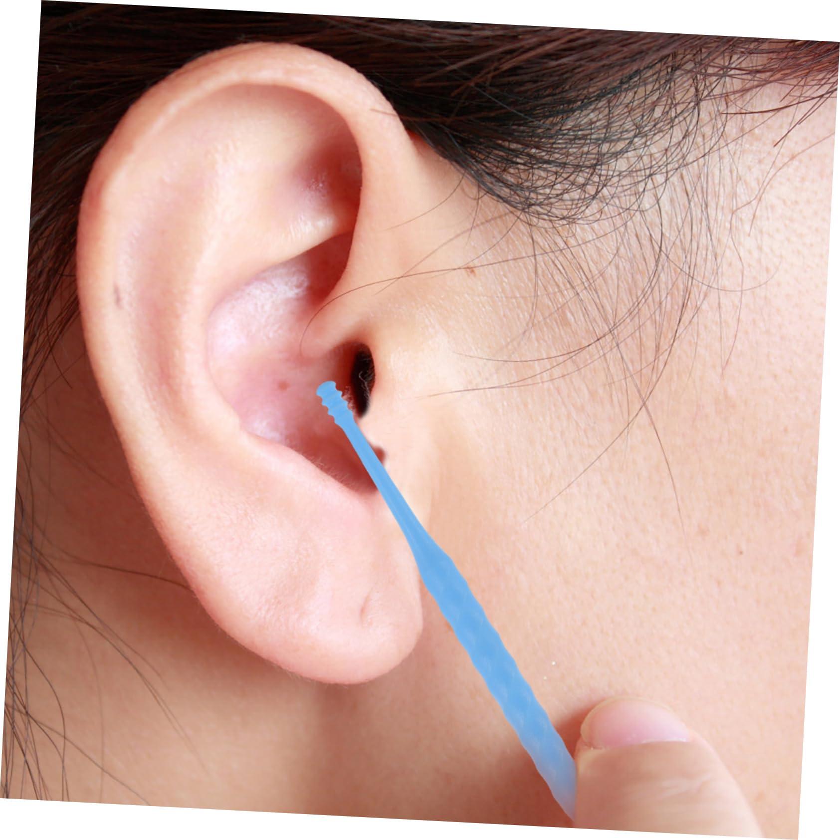 DOITOOL 30pcs Ear Pick Plastic Ear Cleaner Ear Stick Ear Wax Picker Ear Cleaning Kit Earwax Removal Picks Nose Piercing Kit Ear Brush Electric Tool Plastic Earpick Baby Portable Metal