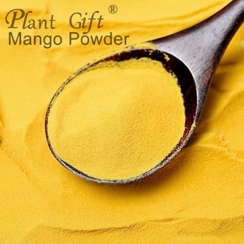 Plant Gift 100% Natural Pure Mango Powder 100g/3.52oz Mango Powder for Smoothies, Shakes, Baking & Drinks,| Free from Preservatives, No Added Sugar