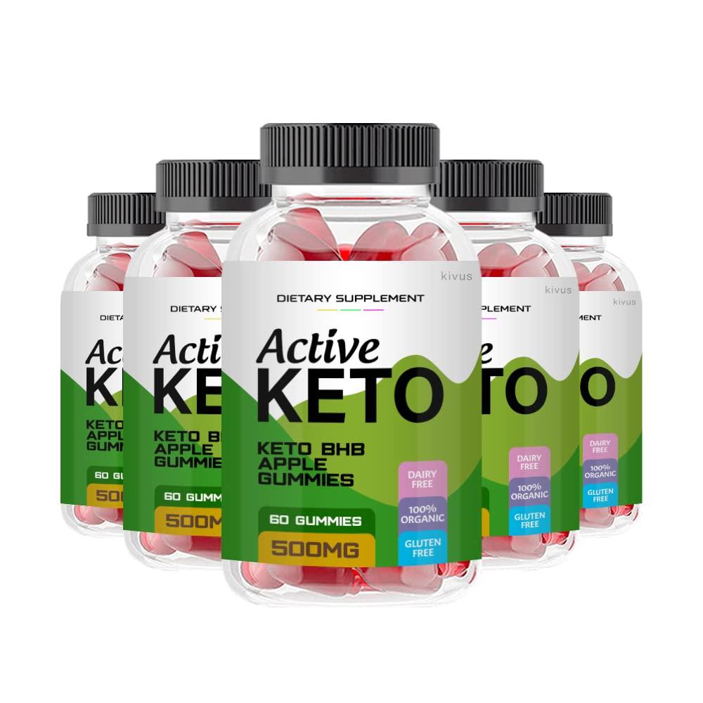 kivus kivus Active Keto Gummies - Active Keto ACV Gummies (5 Pack, 300 Gummies)