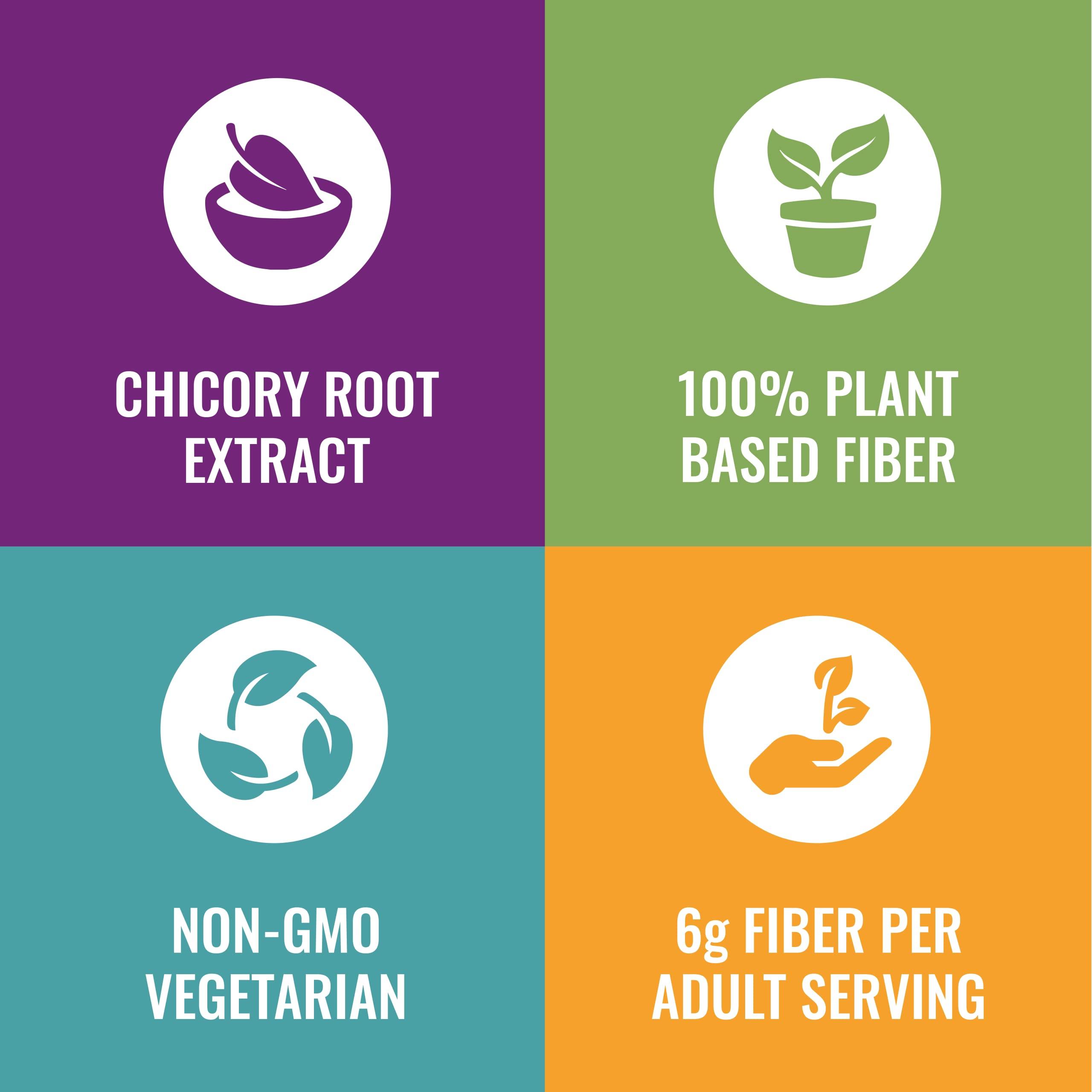 Fiber Advance Fiber Advance Gummies | 100% Plant Based Fiber Supplement for Digestive Health | Chicory Root Inulin Prebiotic Fiber Gummies for Adults | Gluten Free, Vegetarian, & Non-GMO (Pack of 3)