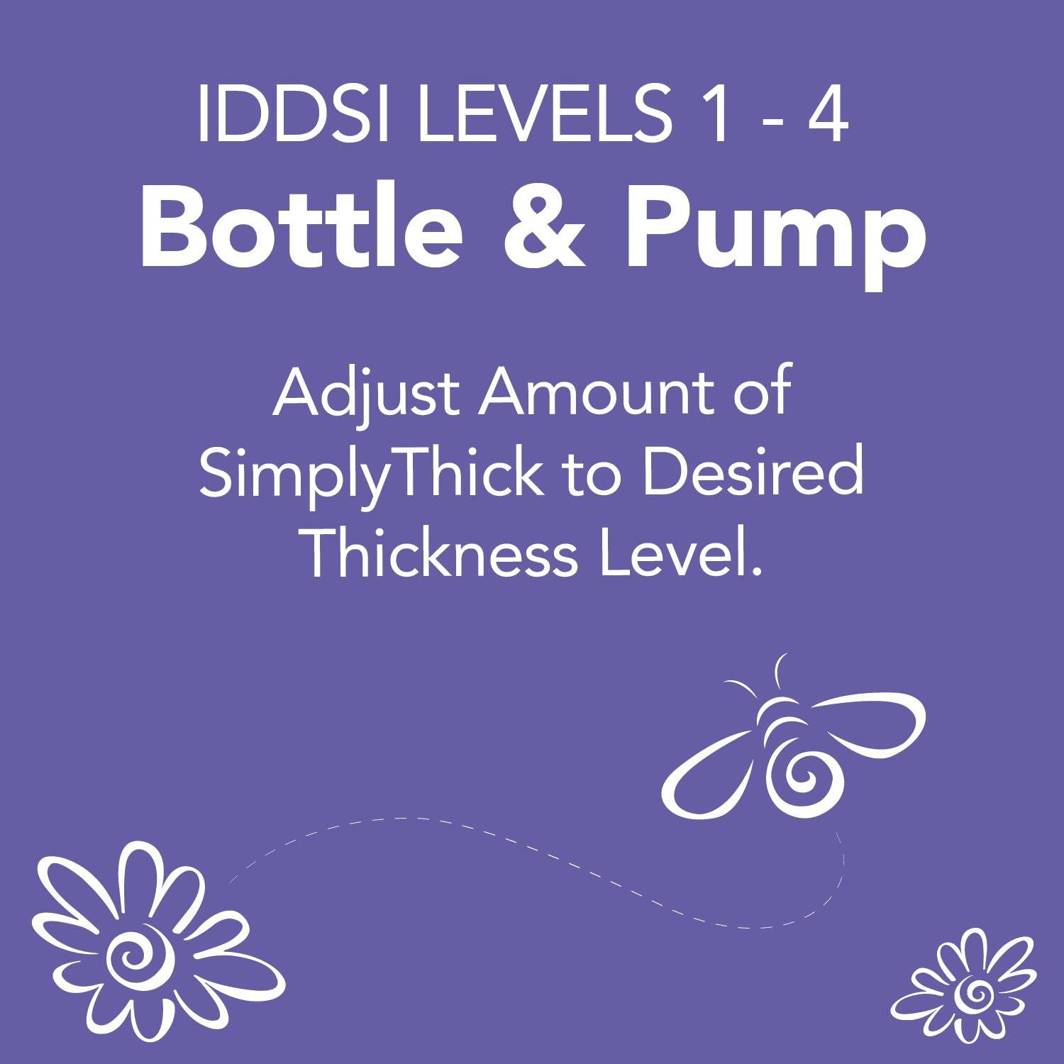 Simply Thick SimplyThick EasyMix | 302 Servings | Gel Thickener for those with Dysphagia & Swallowing Disorders | Won't Alter The Taste of Liquid | Easy to Prepare | Large 55 Fl Oz Bottle with Pump