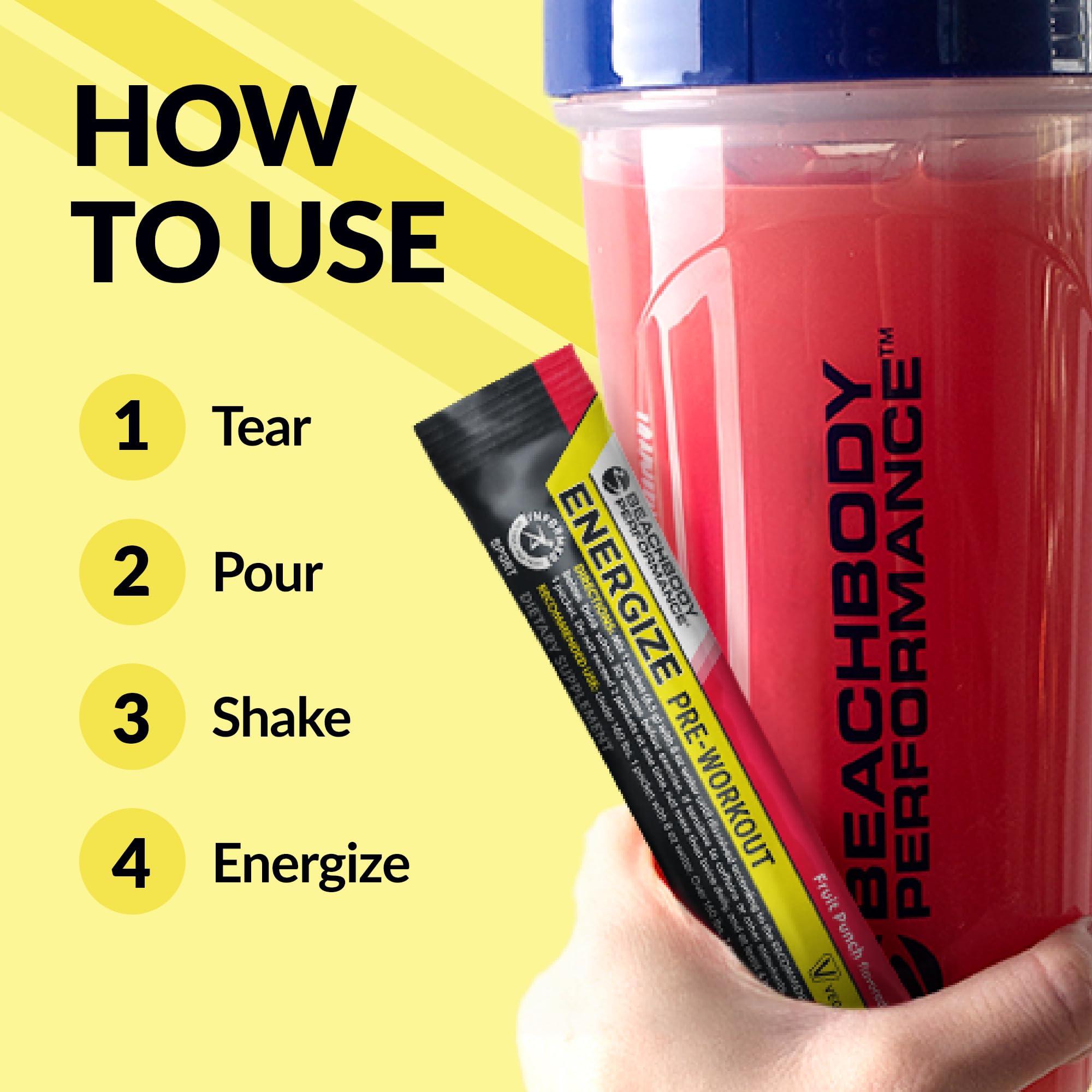 BODi BODi Energize Pre Workout Powder - Beta-Alanine, Quercetin & Low-Dose Caffeine Formula for Enhanced Energy & Focus, Increase Energy & Endurance Supplement, Strawberry Lemonade Flavored, 20 Sticks