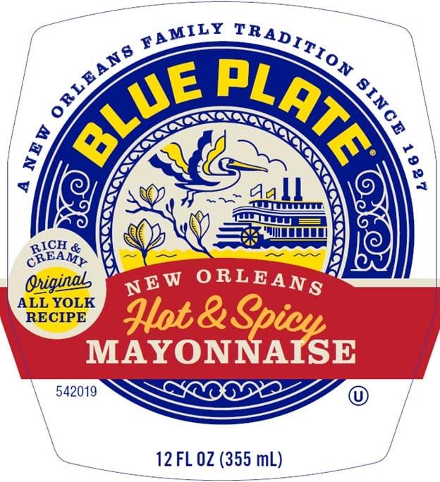 Blue Plate Mayonnaise Blue Plate Hot & Spicy Mayonnaise, Rich and Creamy Mayo with a Southern Kick 12 fl oz Squeeze Bottle (Pack of 6)