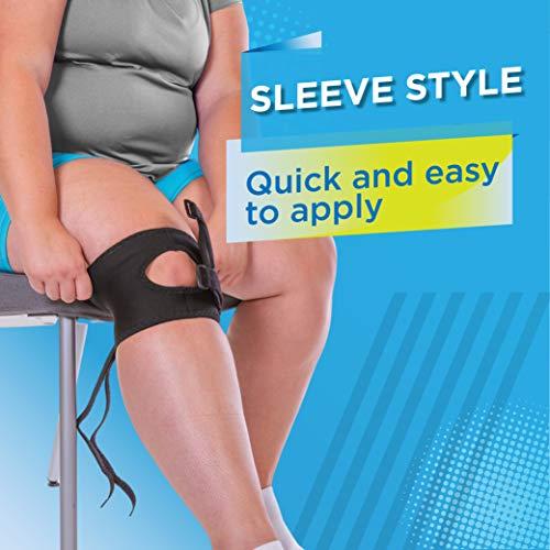 BraceAbility BraceAbility Short Patellar Tracking Knee Brace - Pull-On Running, Exercise, Athletic Support Stabilizer for Post Kneecap Dislocation, Tendonitis, Patellofemoral Pain and MCL/LCL Injuries (Small)