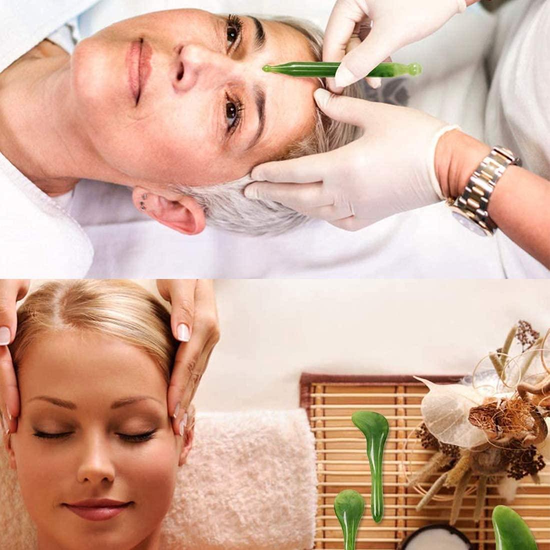 WXHN WXHN 7 Pieces Gua Sha Scraping Massage Tool, Gua Sha Scraping Massage Tool Massage Board for Face Neck Arm Body Legs Back