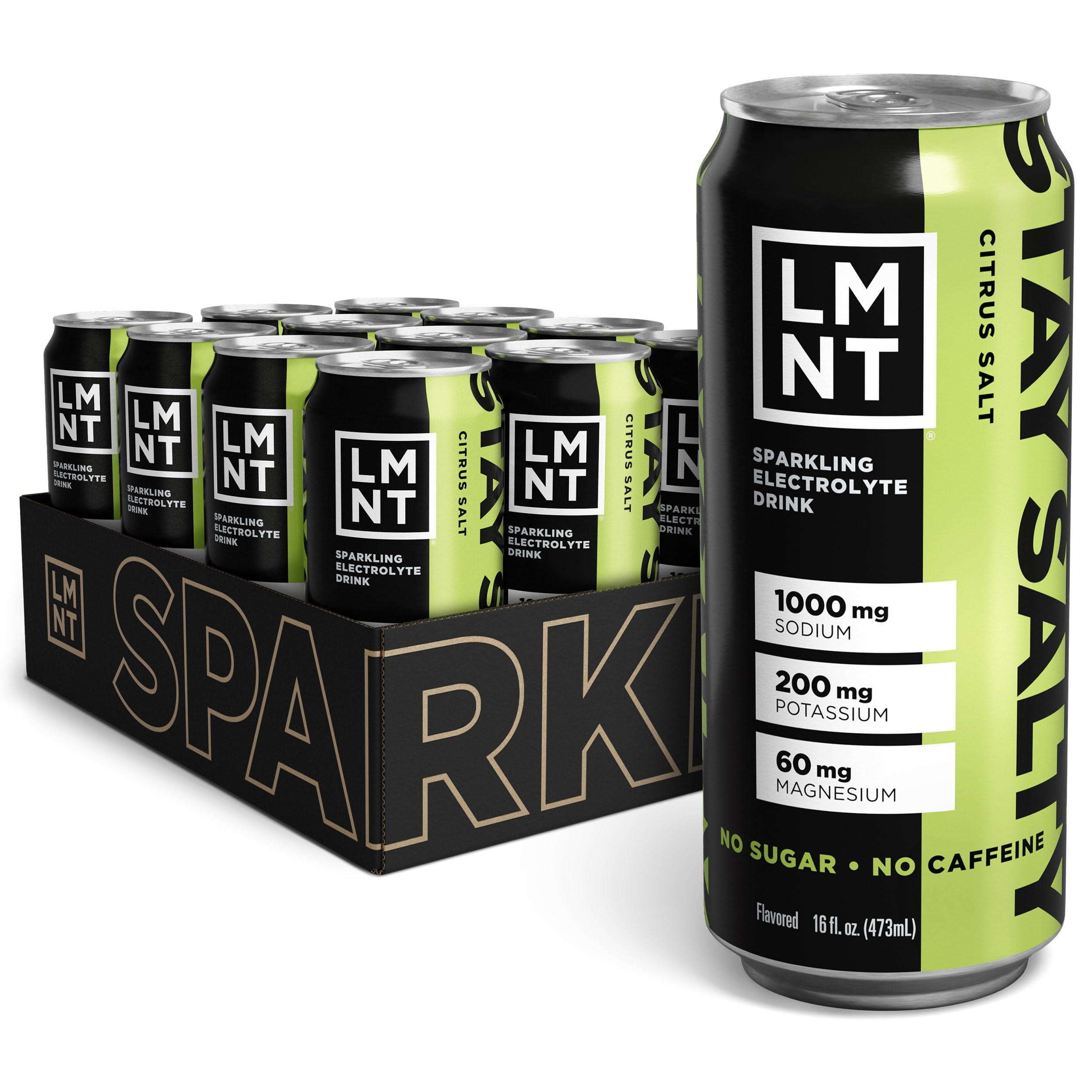Drink LMNT LMNT Sparkling Electrolyte Water - Citrus Salt | 12-Count