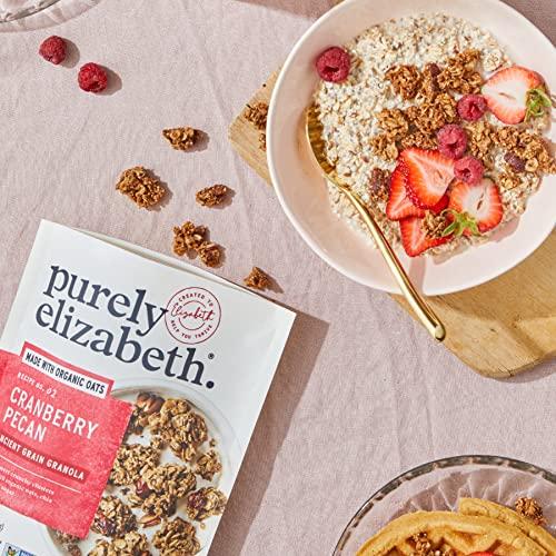 purely elizabeth Purely Elizabeth, Cranberry Pecan, Ancient Grain Granola, Gluten-Free, Non-GMO, 12 Oz Bags (Pack of 3)