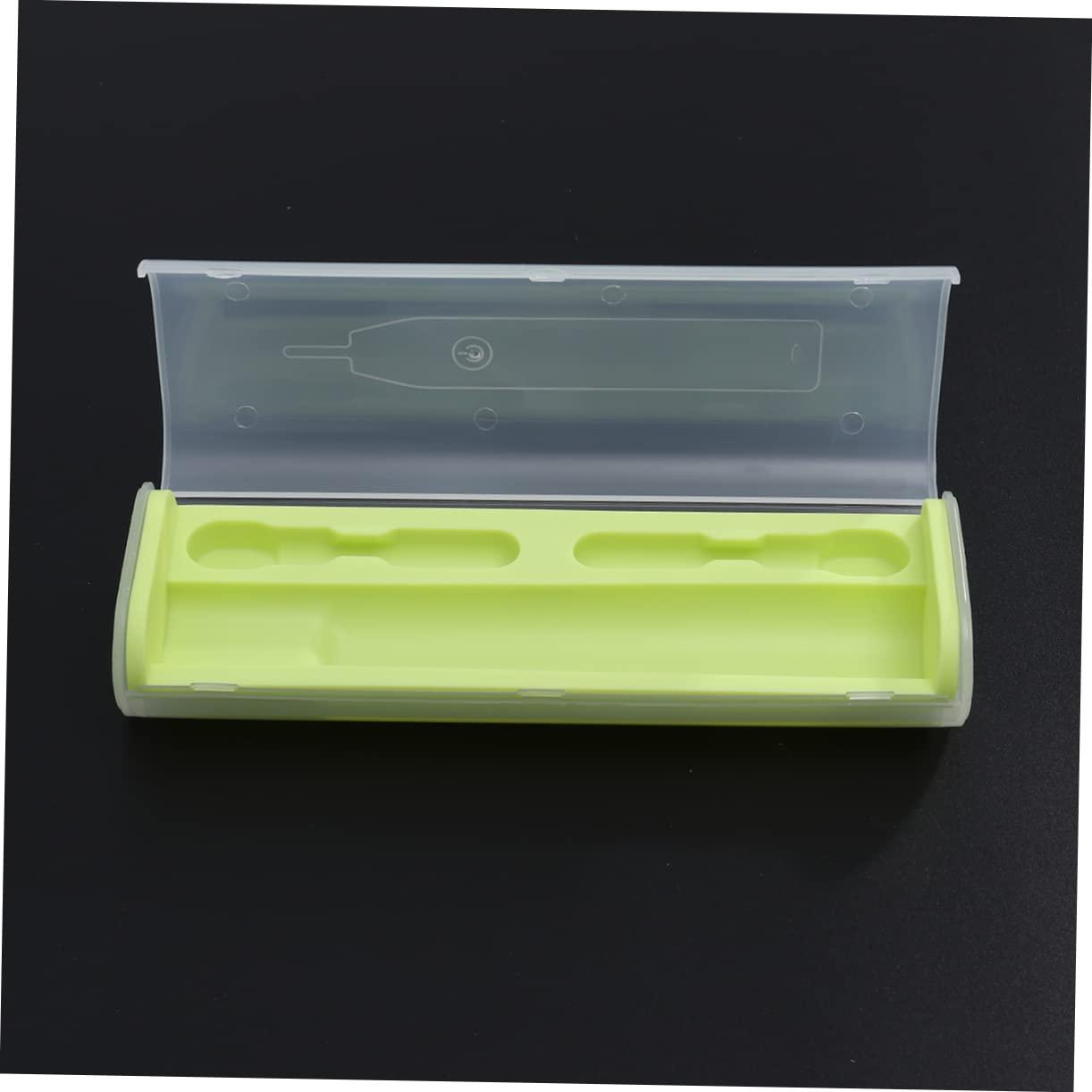 Healeved Healeved Universal Portable Electric Toothbrush Case Green Compact Travel Storage Box Toothbrush Covers