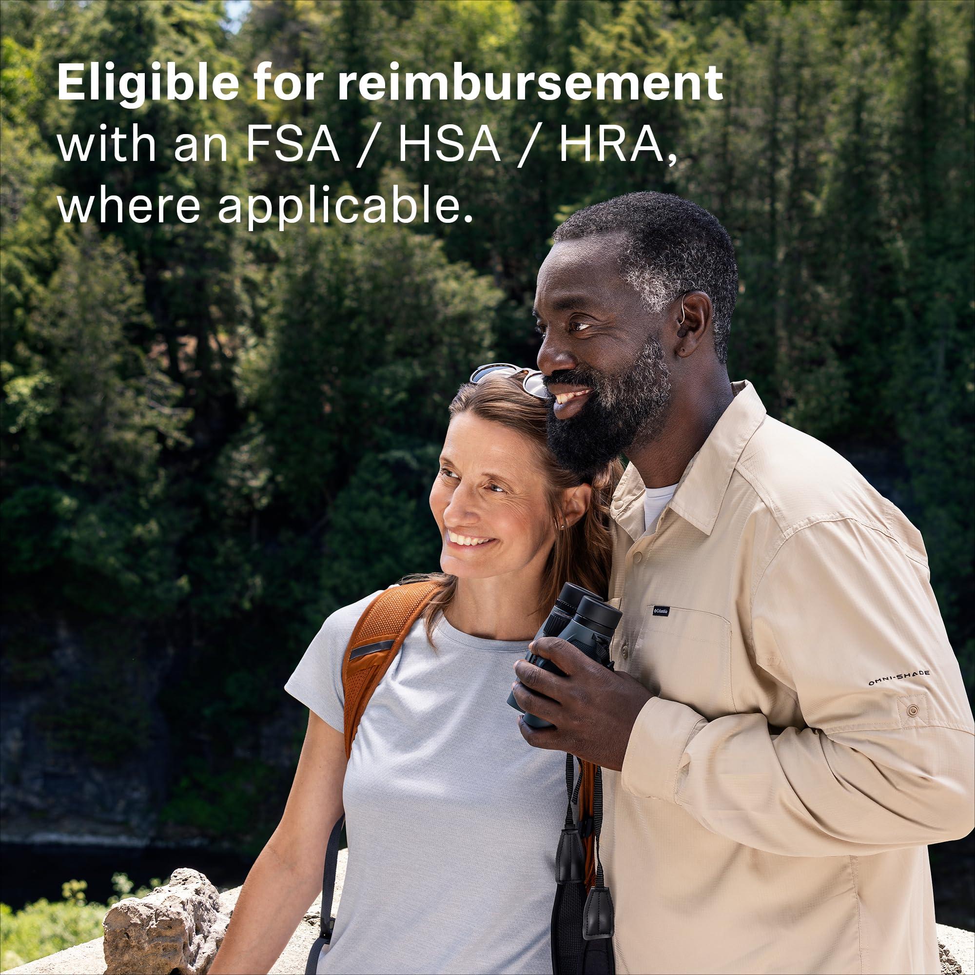 Sennheiser Sennheiser All-Day Clear Bluetooth Hearing Aids - OTC Hearing Aids with Bluetooth - Self-Fitting, Programmable Sound - FDA Cleared - Light Grey