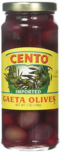 Cento Cento Imported Gaeta Olives Jars, 7 Ounce
