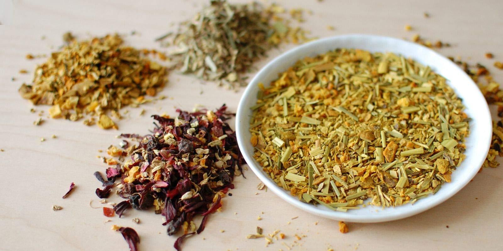 Rishi Tea Rishi Tea Turmeric Ginger Herbal Tea - Organic Loose Leaf Tea, Caffeine Free Ayurvedic Digestive Tea Blend with Spicy Ginger & Citrus - 16 Ounces, 55+ Servings