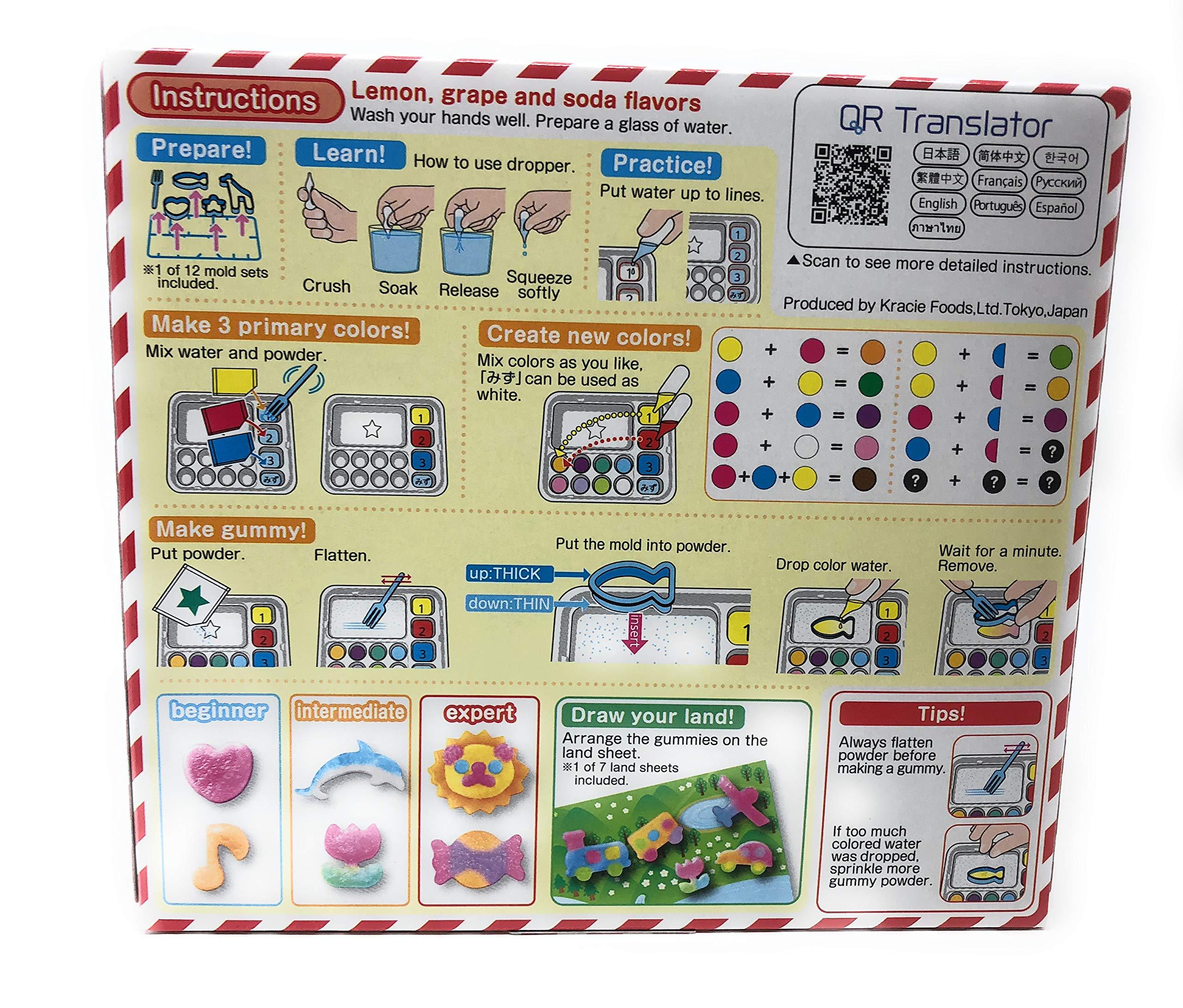 Fusion Select Popin’ Cookin Diy Candy Kit (8 Pack Varieties) - Tanoshii Bento, Ramen and Waffle, Cakes, Sushi and Donuts, Hamburger, and Kawaii Gummy Land in Fusion Select Gift Box