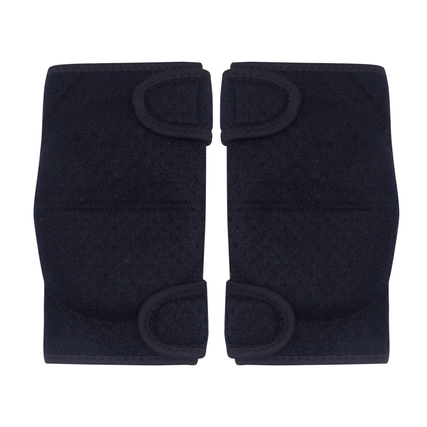 JUMISEE JUMISEE (2PCS Kids Adjustable Knee Pad, Anti-Slip Padded Sponge Knee Brace Breathable Flexible Elastic Knee Support for Football Volleyball Dance Skating Basketball Sports