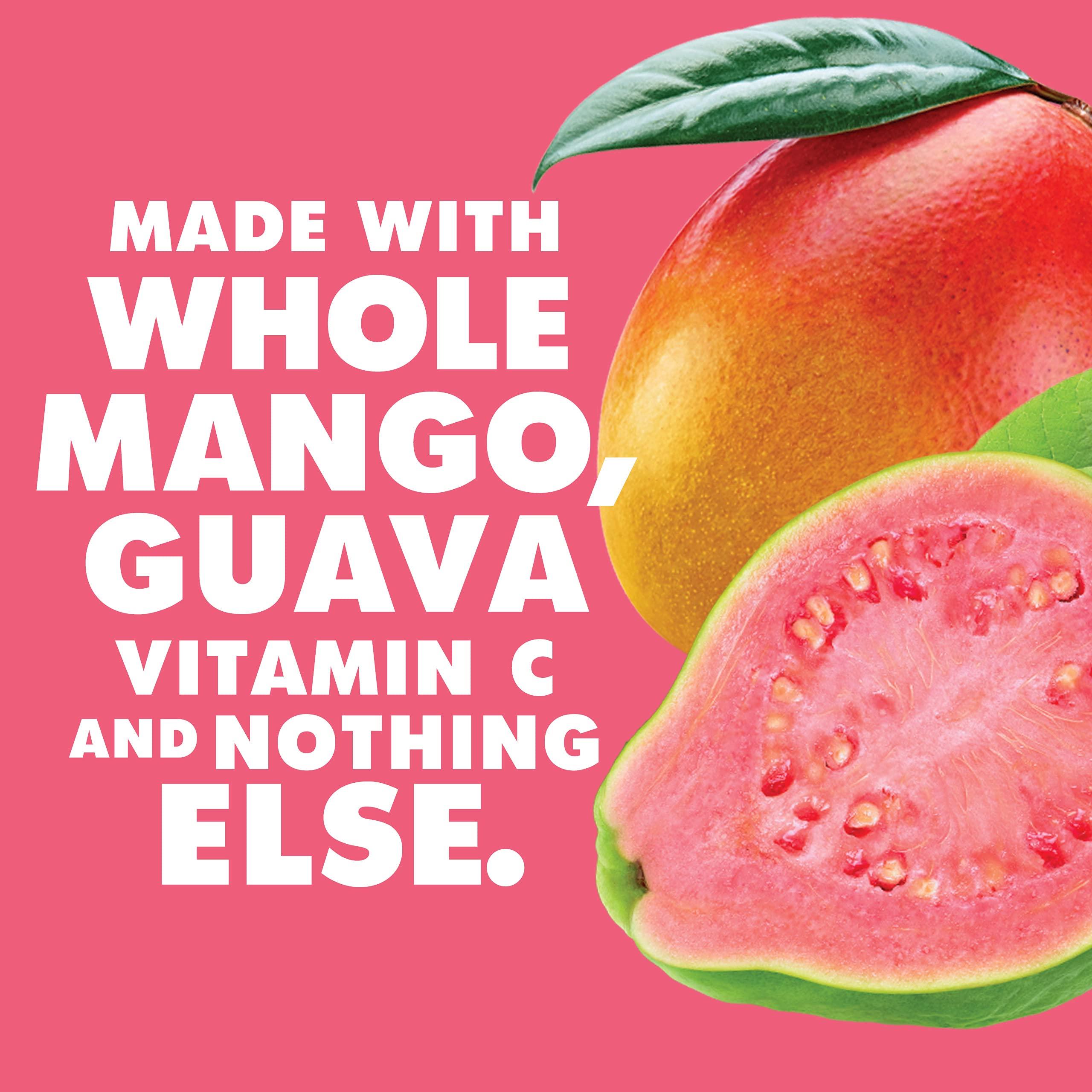 SOLELY SOLELY - Organic Mango & Guava Whole Fruit Gummies (Pack of 8 Boxes, 5 Bags per Box) - Real Fresh Fruit - Healthy Snacks for Adults & Kids - Non GMO, Vegan Snacks, Shelf Stable - 40 Bags (3.5 oz)