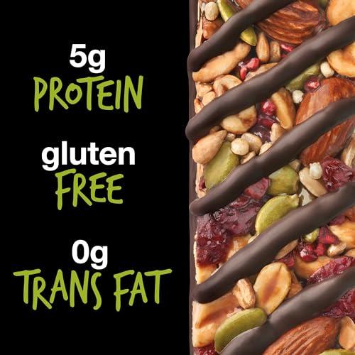KIND KIND Seeds Fruit & Nuts Snack Bar, Dark Chocolate Raspberry Pumpkin Seed | 5g Protein, High Fiber, Gluten Free Bars, 1.4 OZ, 12 Count
